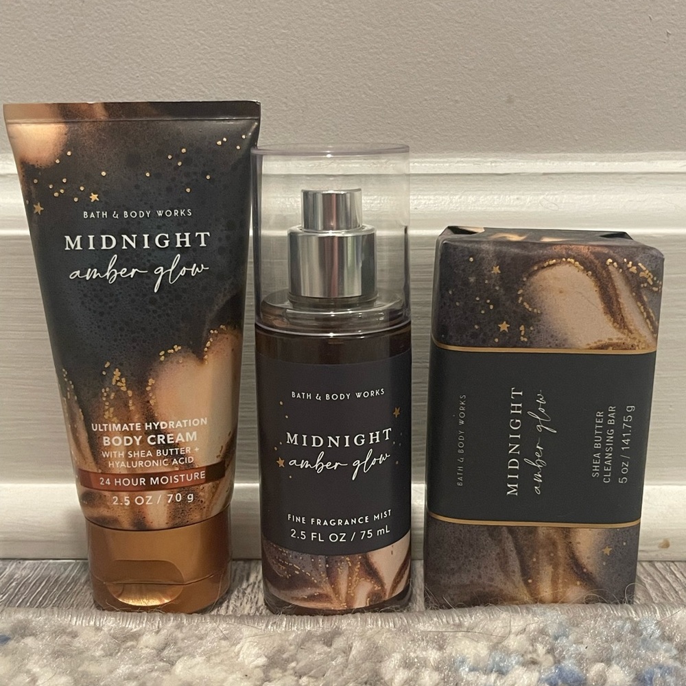 BBW MIDNIGHT AMBER GLOW BUNDLE
